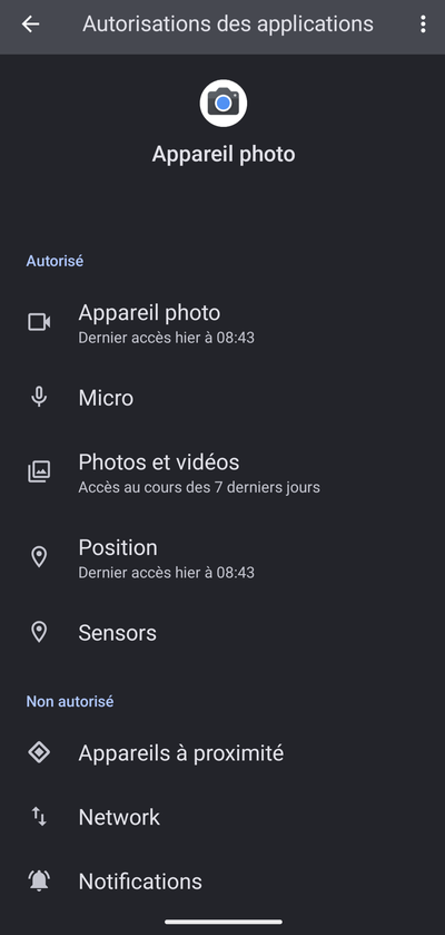 Screenshot android