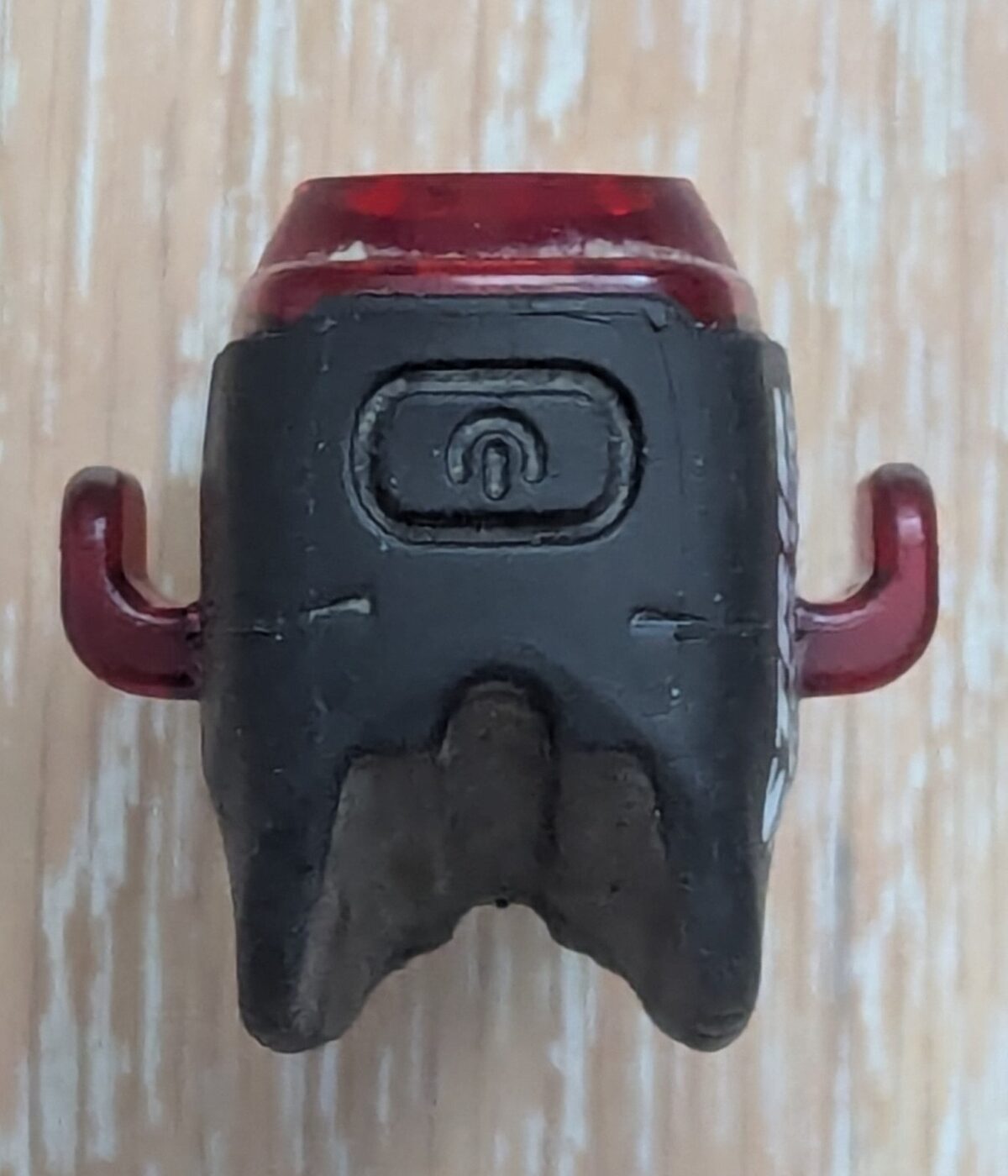 Photo du dessus de la lampe