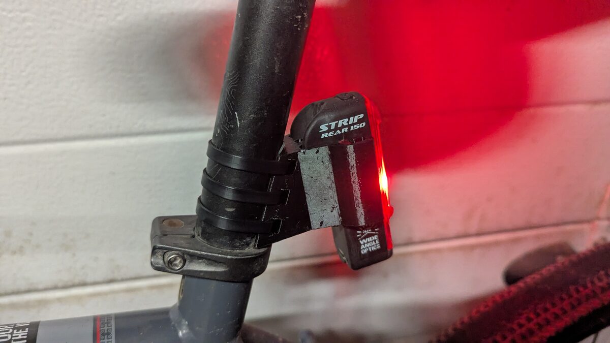La lampe sur le vélo