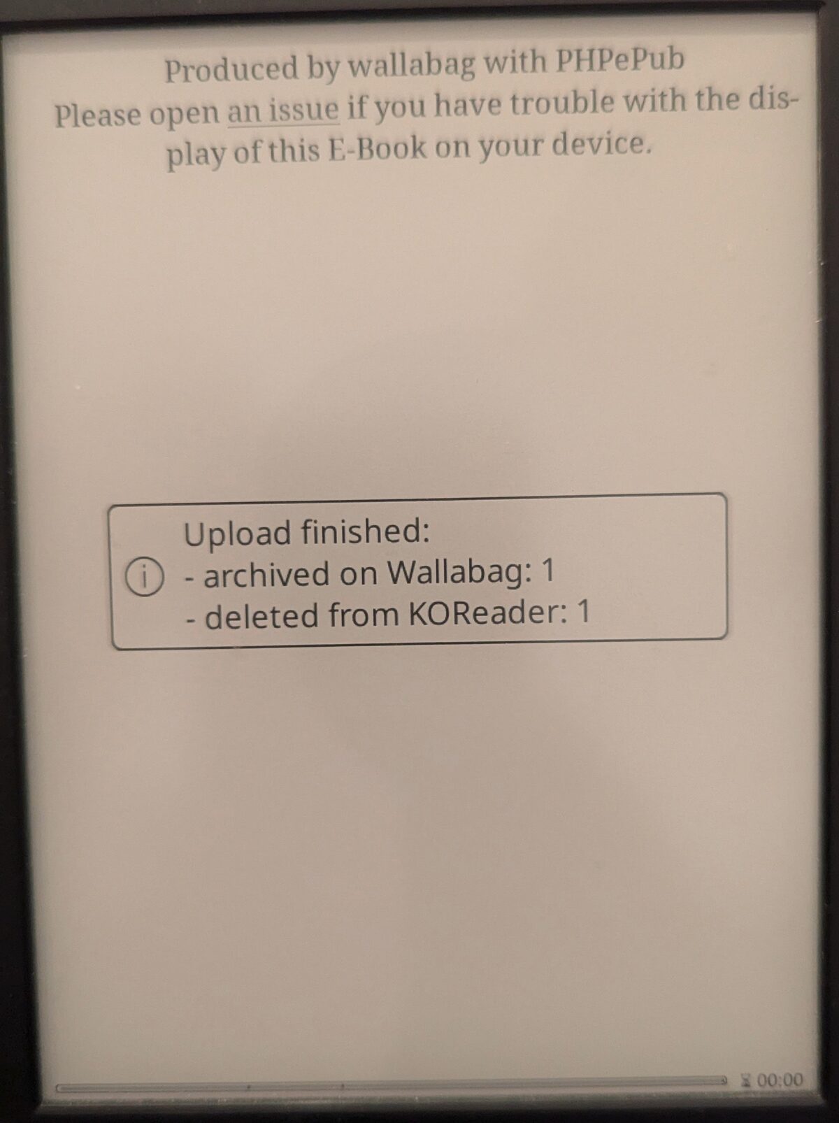 capture d’écran du kindle